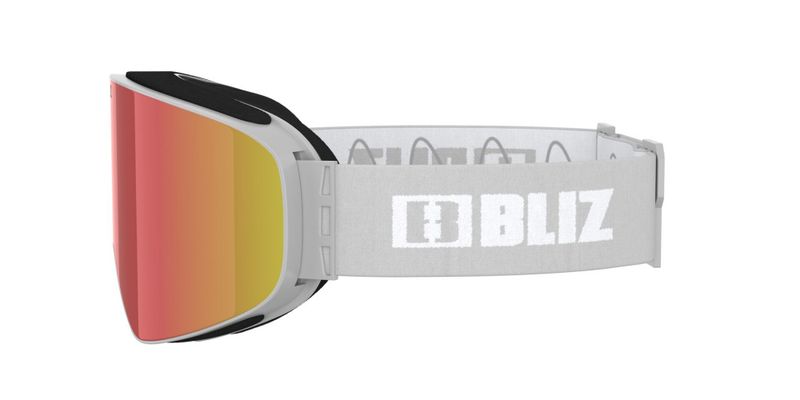 Bliz Flow, Linsefarge: Brown & Red, Innfatningsfarge: Light Grey