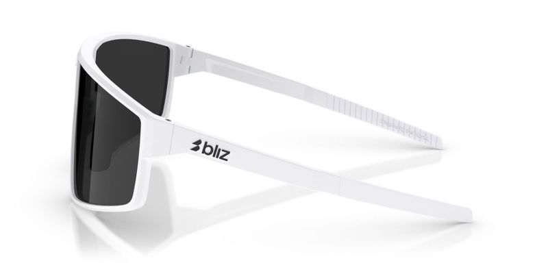 Bliz P002 Matte White Linsefarge: Smoke