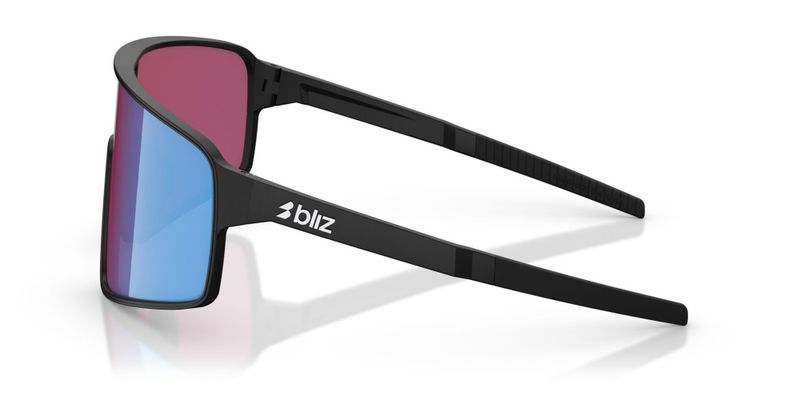 Bliz P001 Matte Black Linsefarge: Rosa/fiolett speilblå