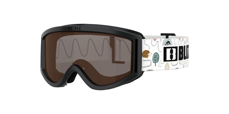 Liner Jr Farge : Black - White Logo, Brown/Silver Mirror
