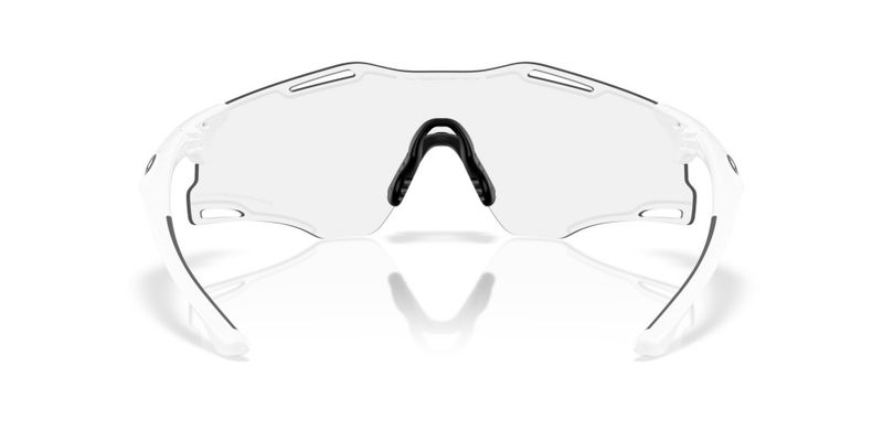 Oakley Cybr Zero clear to black iridium photochromic, matte white