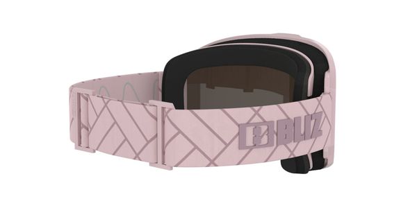 Bliz Rave Linsefarge: Brown Pink, Matt rosa med mørkerosa logo