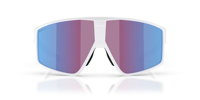 Bliz P002 Matte White Linsefarge: Rosa/fiolett speilblå